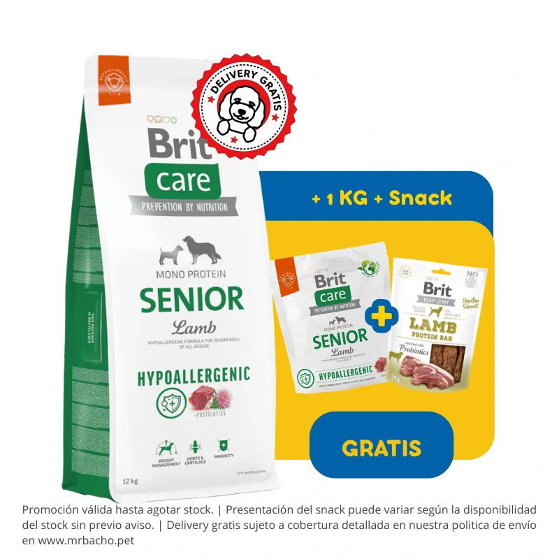 Brit Care Dog Hypoallergenic Senior Lamb
