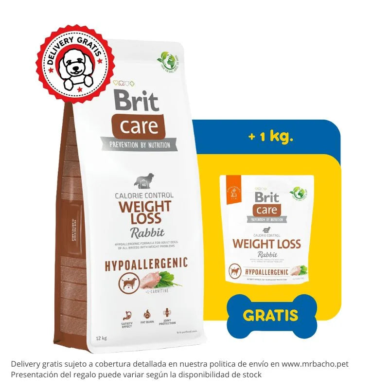 Brit Care Dog Hypoallergenic Weight Loss Rabbit