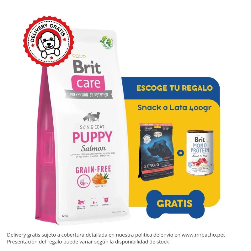 Brit Care Dog Grain-free Puppy Salmón