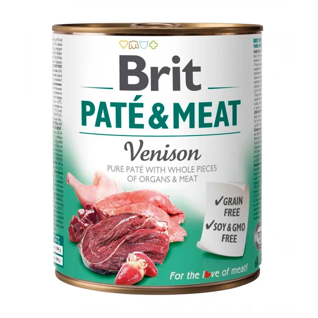 Brit Pate & Meat Venison Lata