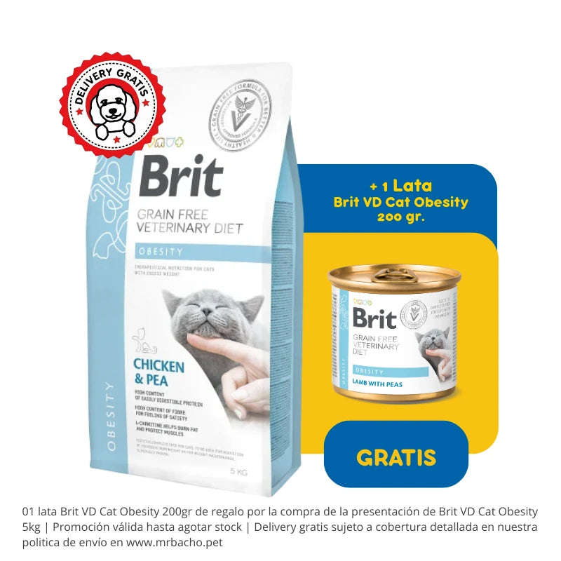Brit Veterinary Diet Cat Grain-Free Obesity