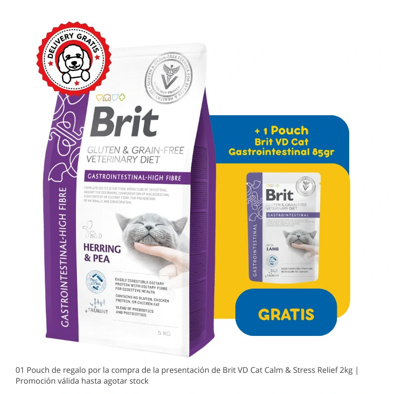 Brit Veterinary Diet Cat Grain-Free Gastrointestinal High Fibre