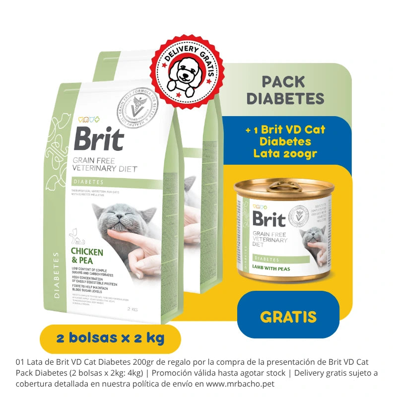 Brit Veterinary Diet Cat Grain-Free Diabetes