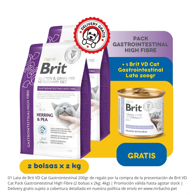 Brit Veterinary Diet Cat Grain-Free Gastrointestinal High Fibre