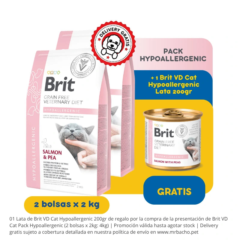 Brit Veterinary Diet Cat Grain-Free Hypoallergenic