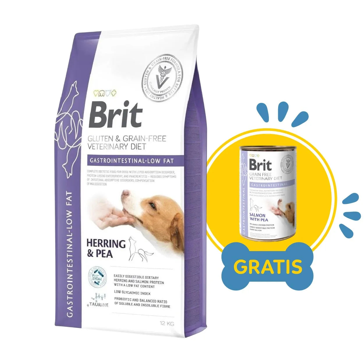 Brit Veterinary Diet Dog Grain-Free Gastrointestinal Low Fat