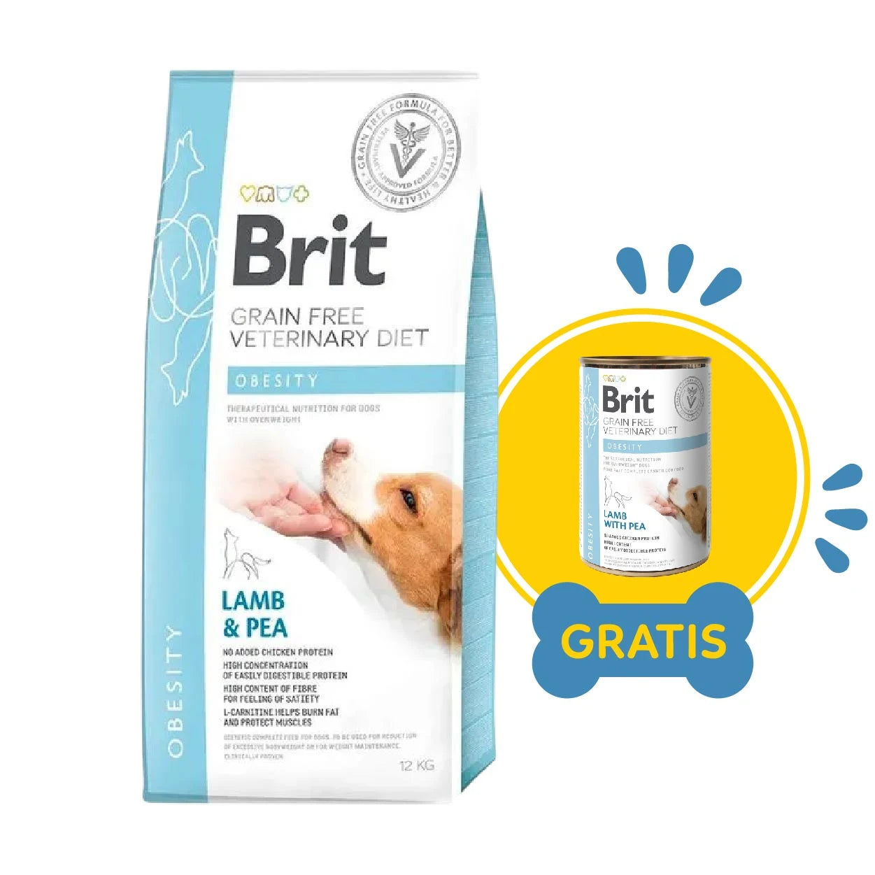 Brit Veterinary Diet Dog Grain-Free Obesity