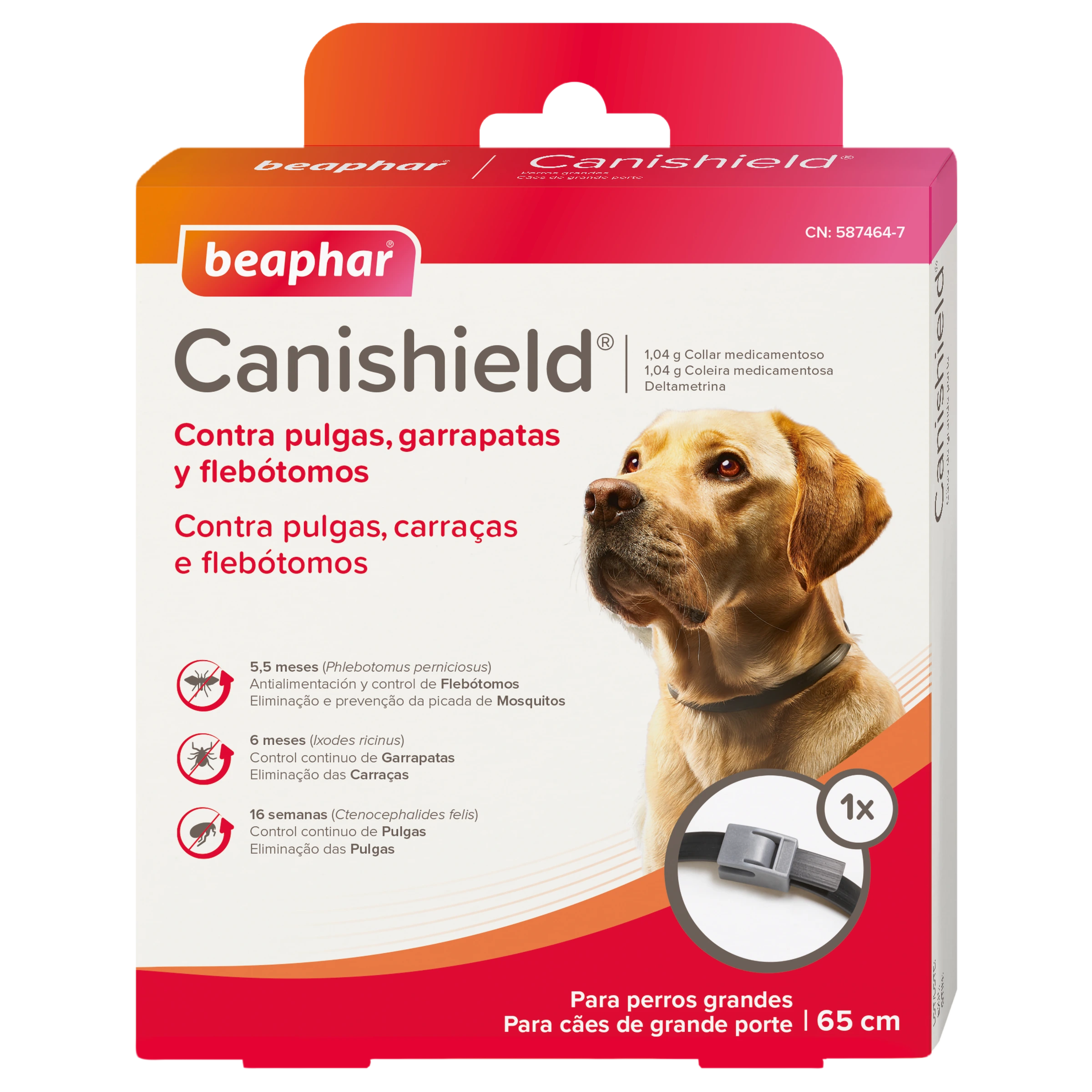 Beaphar Canishield - Collar antiparasitario para perros