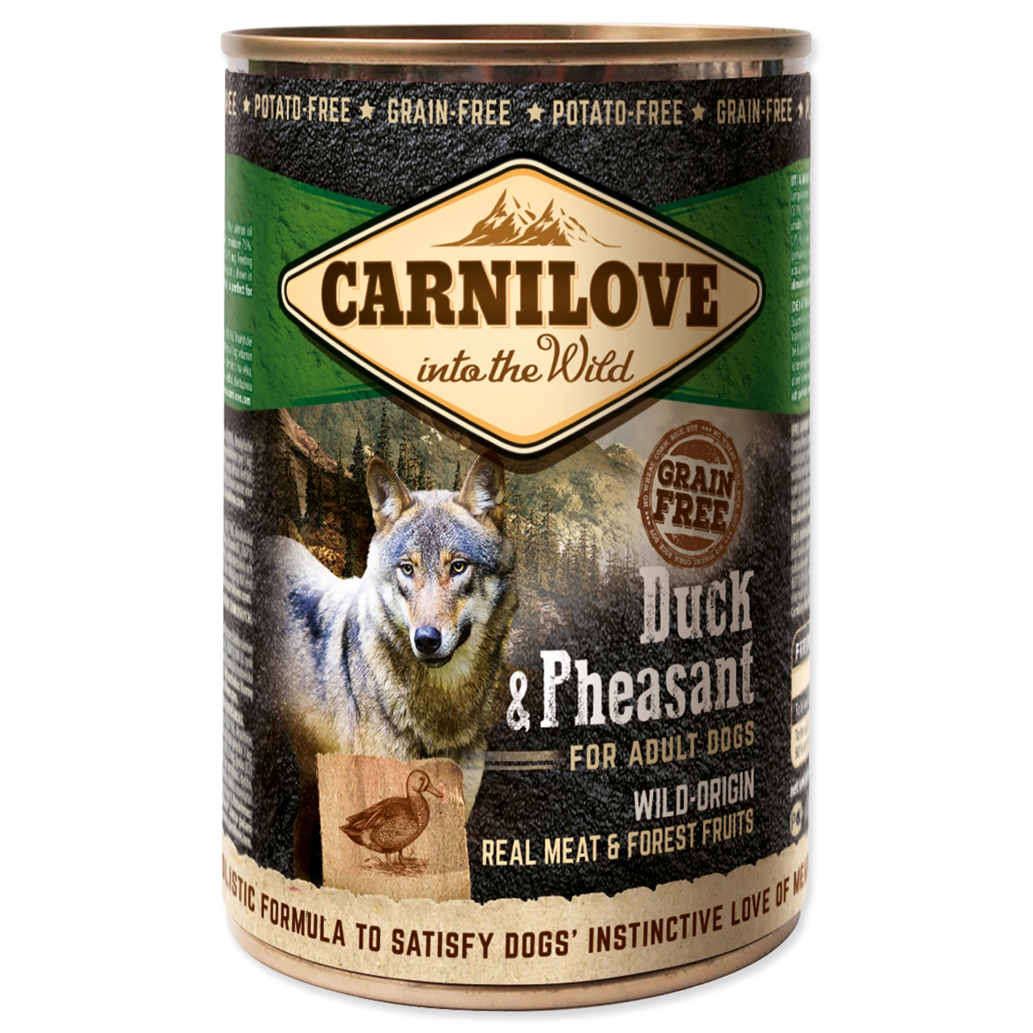 Carnilove Grain-Free Duck & Pheasant for Adult Dogs 400g