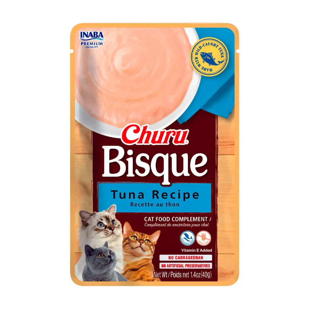 Churu Bisque Atún - Snack cremoso para gatos