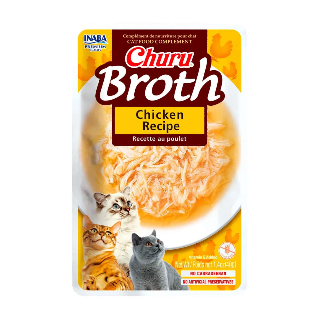 Churu Broth Pollo - Snack de caldo para gatos