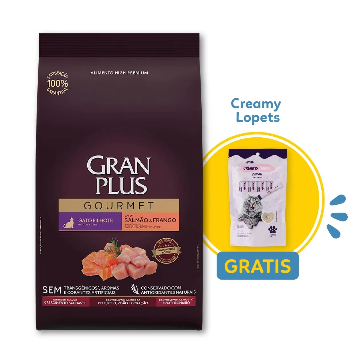 Gran Plus Gourmet Gatito Salmón y Pollo