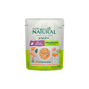 Guabi Natural Grain-Free Gatos Salmón y Vegetales Pouch