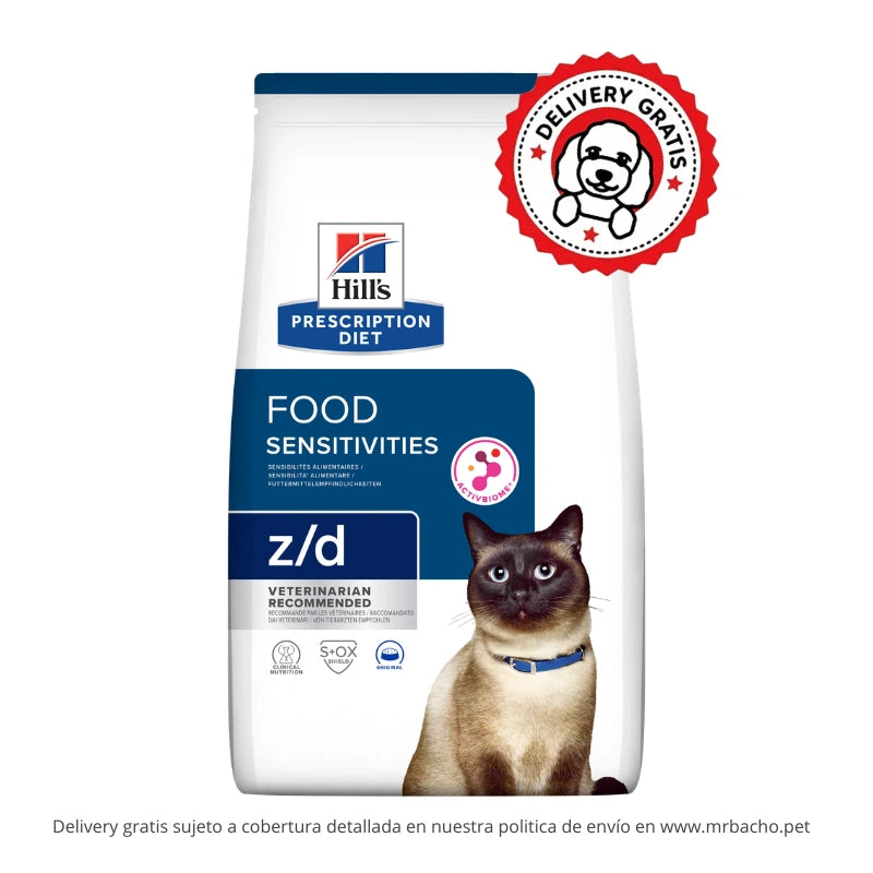 Hills PD Feline Z/D Food Sensitivities