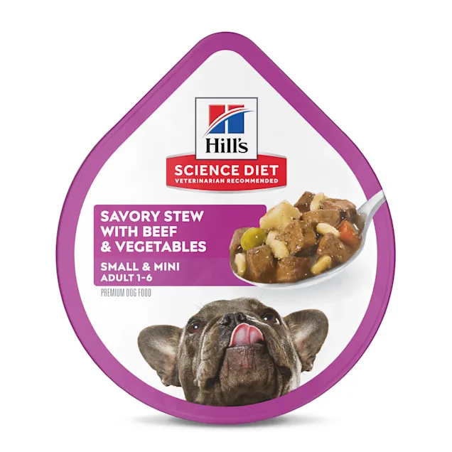 Hills SD Adult Small Paws Savory Stew with Beef & Vegetables