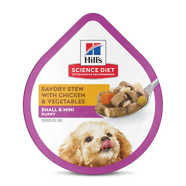 Hills SD Puppy Small & Mini Savory Stew with Chicken & Vegetables