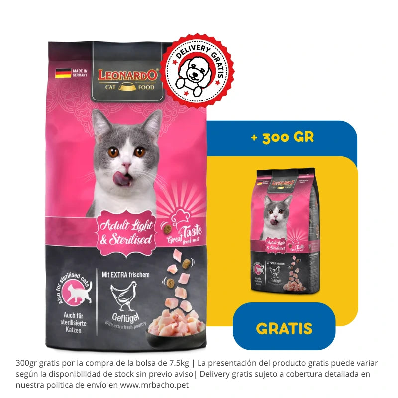 Leonardo Adult Cat Light & Sterilised