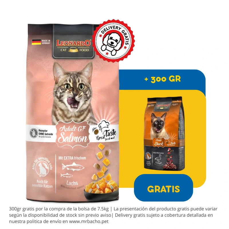 Leonardo Grain-Free Adult Cat - Salmon
