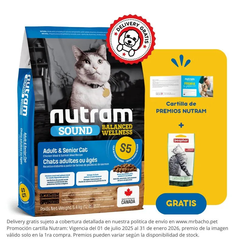 Nutram S5 Adult & Senior Cat