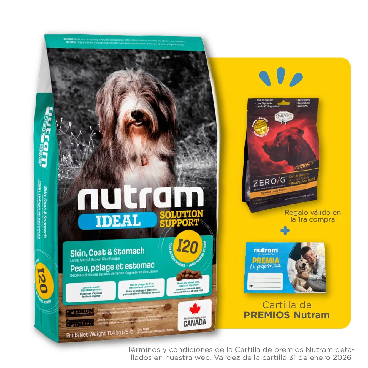 Nutram I20 Sensitive Skin Coat & Stomach