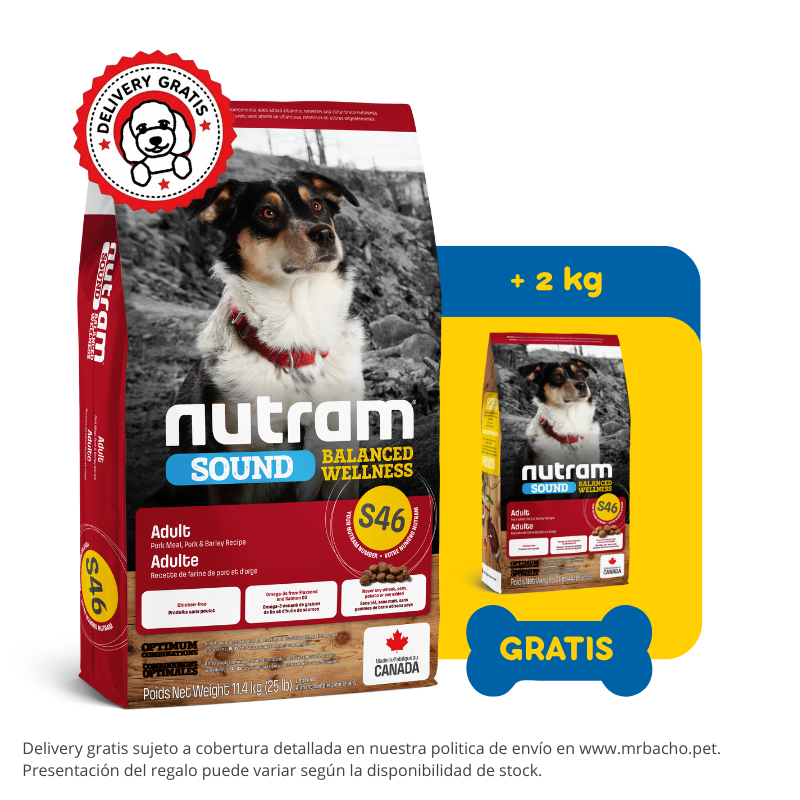 Nutram S46 Pork & Barley Adult Dog
