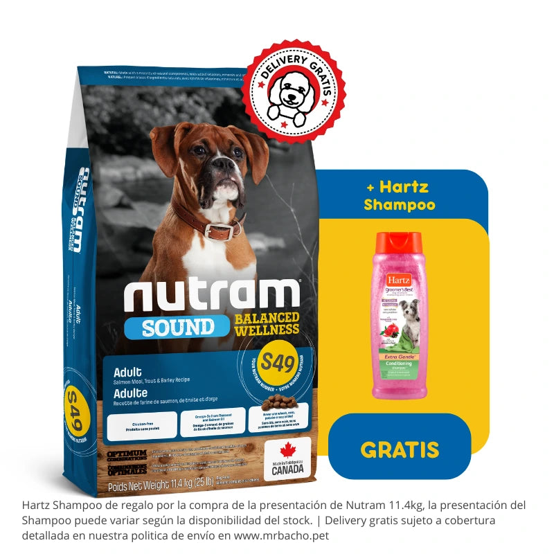 Nutram S49 Adult Salmon, Trout & Barley