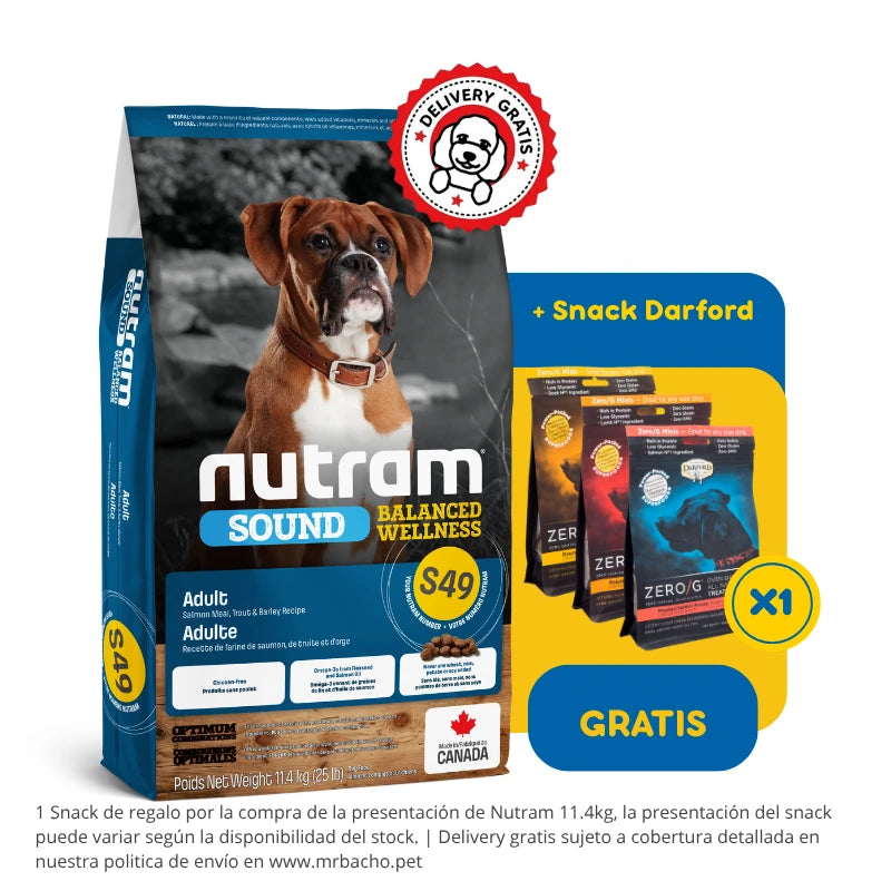 Nutram S49 Adult Salmon, Trout & Barley