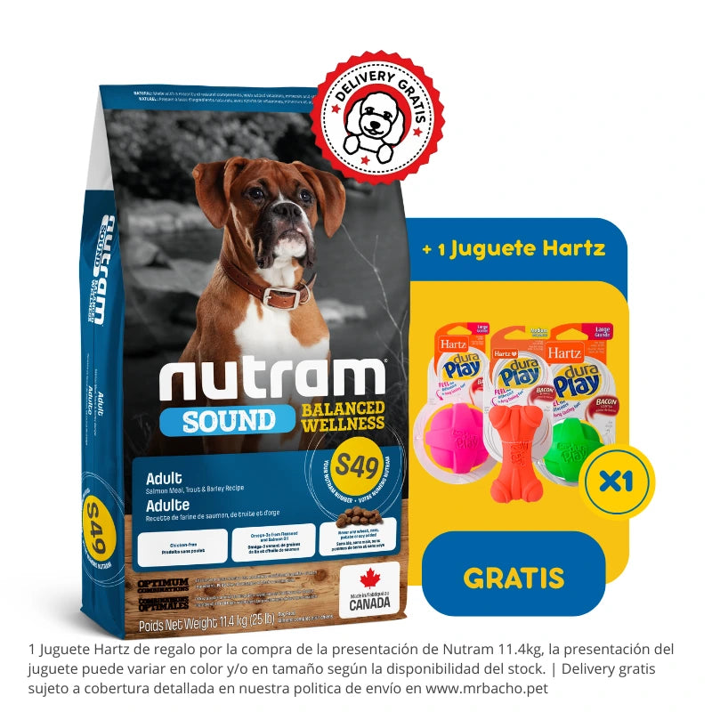 Nutram S49 Adult Salmon, Trout & Barley