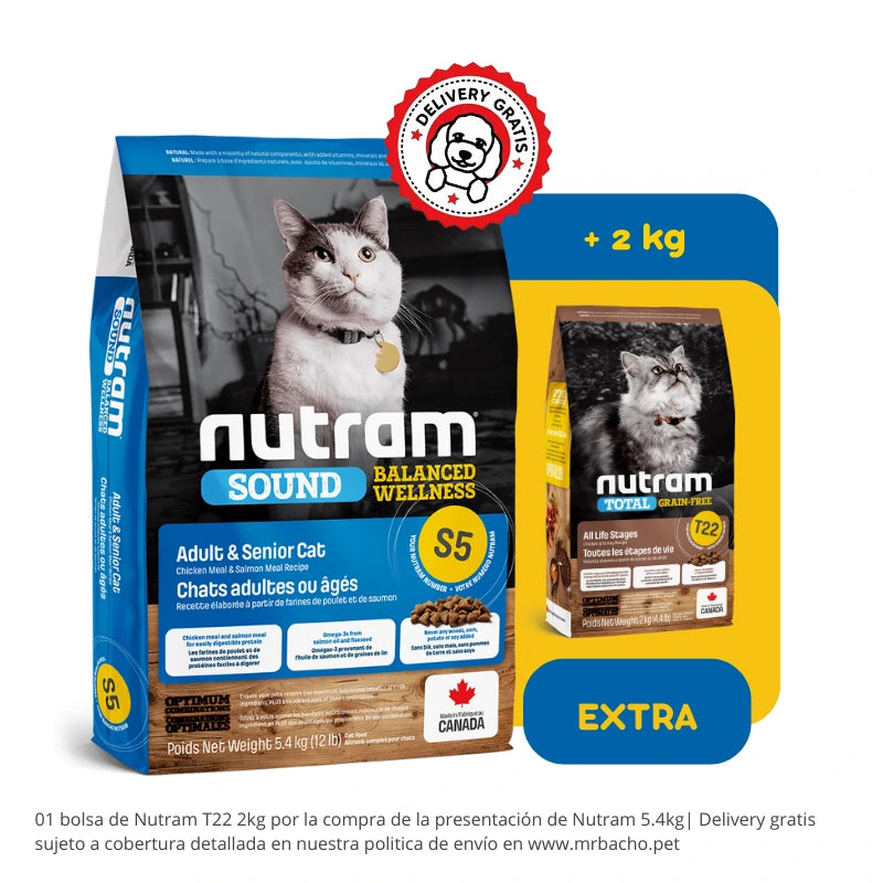 Nutram S5 Adult & Senior Cat
