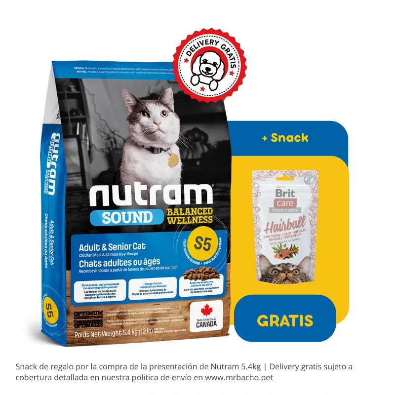 Nutram S5 Adult & Senior Cat