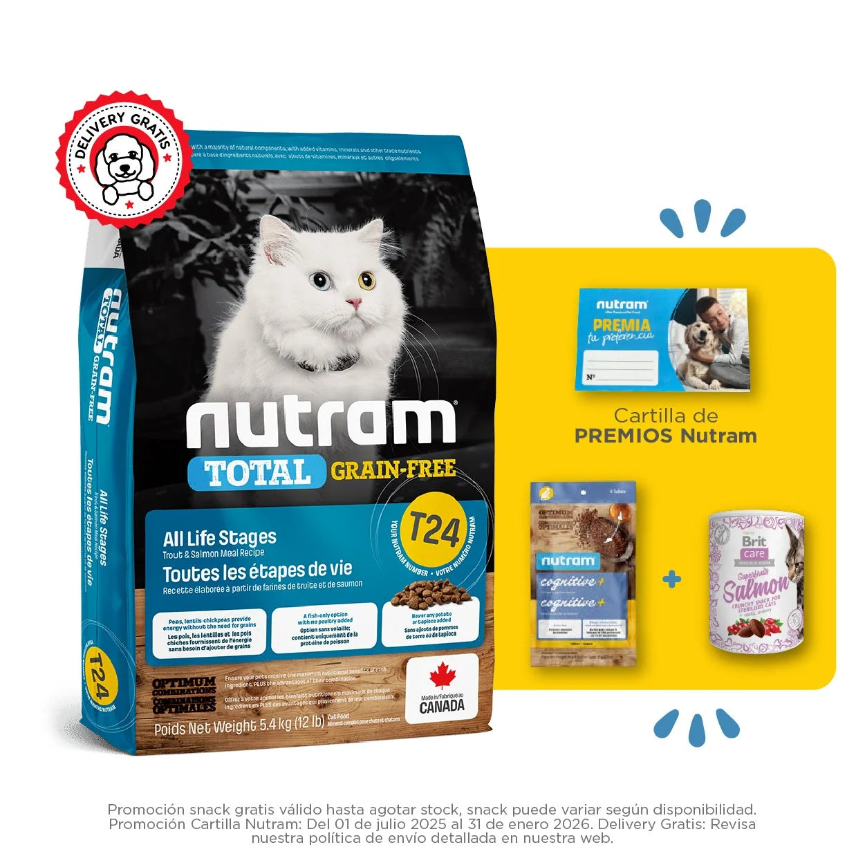 Nutram T24 Grain-Free All Life Stages Trout & Salmon