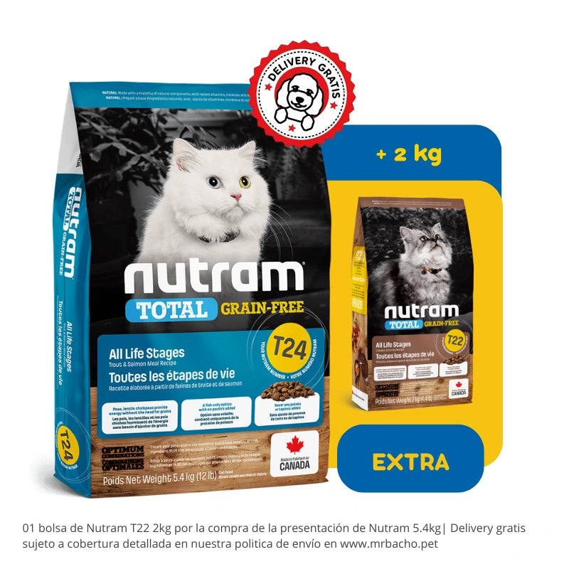 Nutram T24 Grain-Free All Life Stages Trout & Salmon