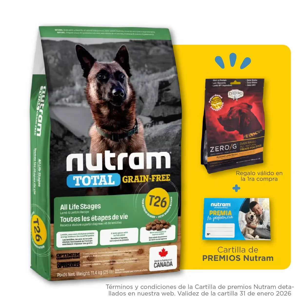 Nutram T26 Grain-Free Allergy Lamb