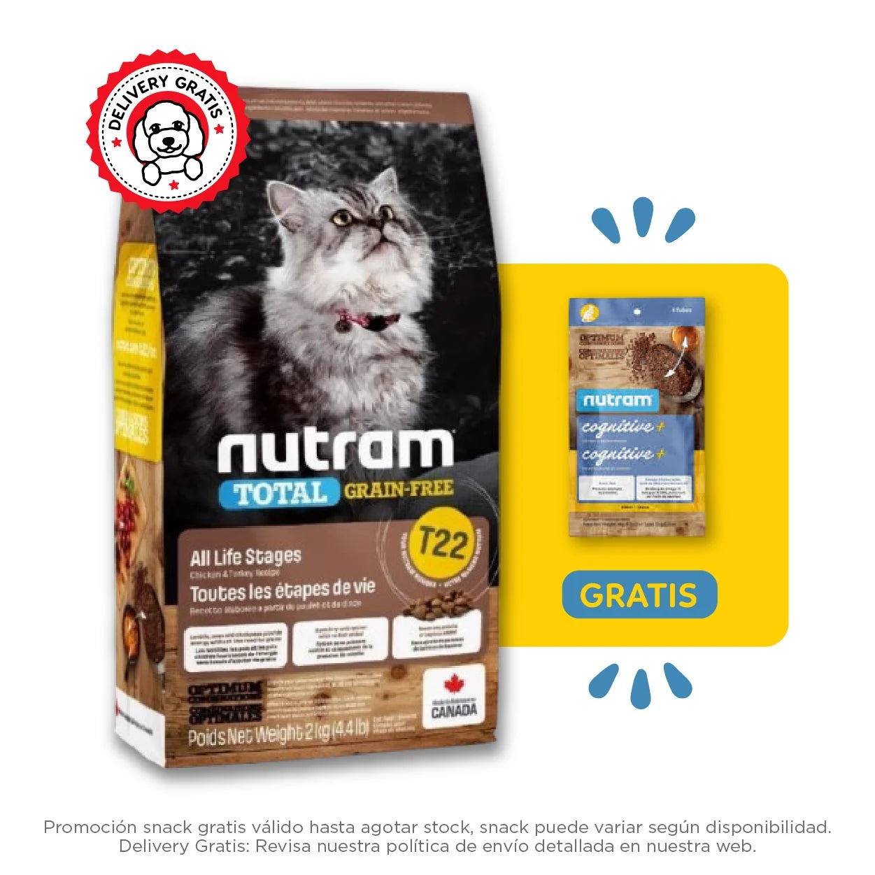 Nutram T22 All Life Stages Cat Total Grain-Free Chicken & Turkey Recipe