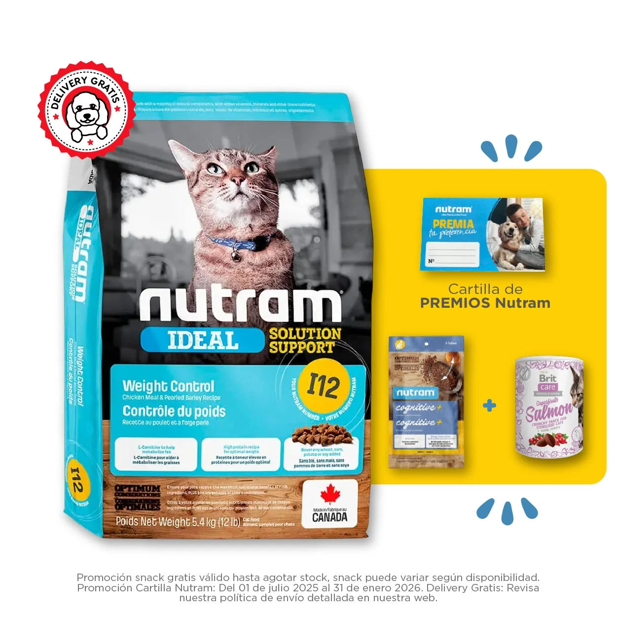 Nutram I12 Weight Control Cat