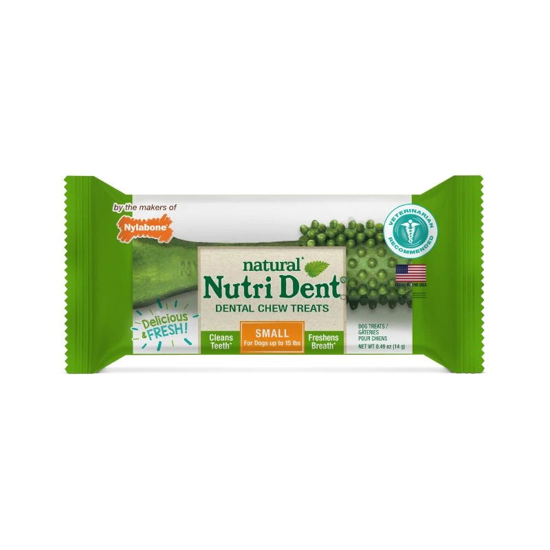 Nylabone Natural Nutri Dent - Snack dental masticable para perros
