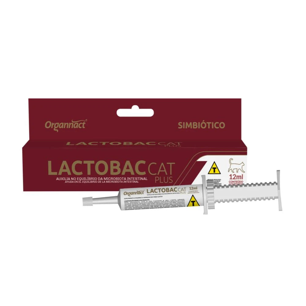 Organnact Lactobac Cat Plus - Simbiótico