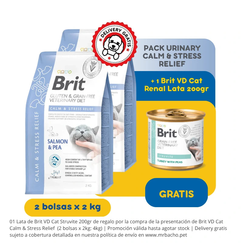 Brit Veterinary Diet Cat Grain-Free Struvite Calm & Stress Relief