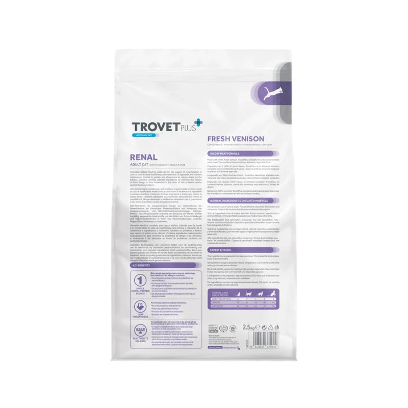 Trovet Plus Cat Renal Fresh Venison