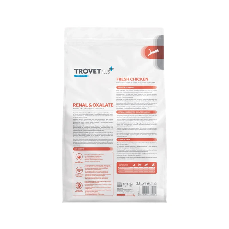 Trovet Plus Cat Renal & Oxalate Fresh Chicken