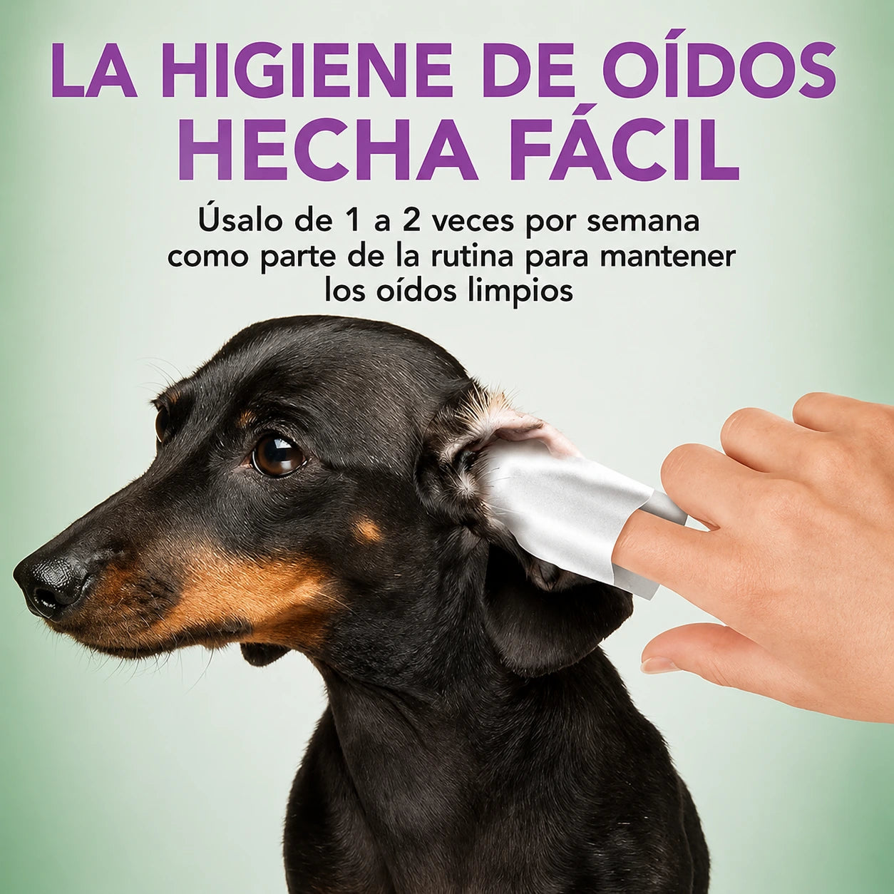 Vet's Best Clean Ear Finger Pads - Toallitas dactilares de Limpieza de oído para Perros