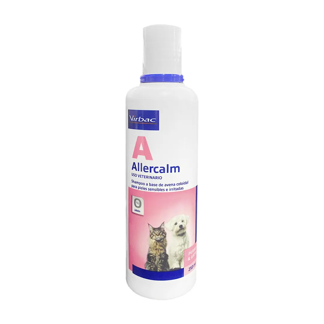 Virbac Allercalm Shampoo para pieles sensibles e irritadas perros y gatos