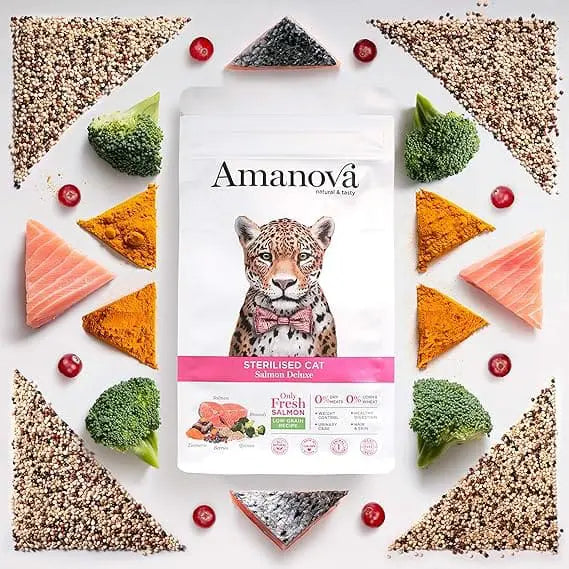 Amanova Gato Adulto Esterilizado Salmón Deluxe