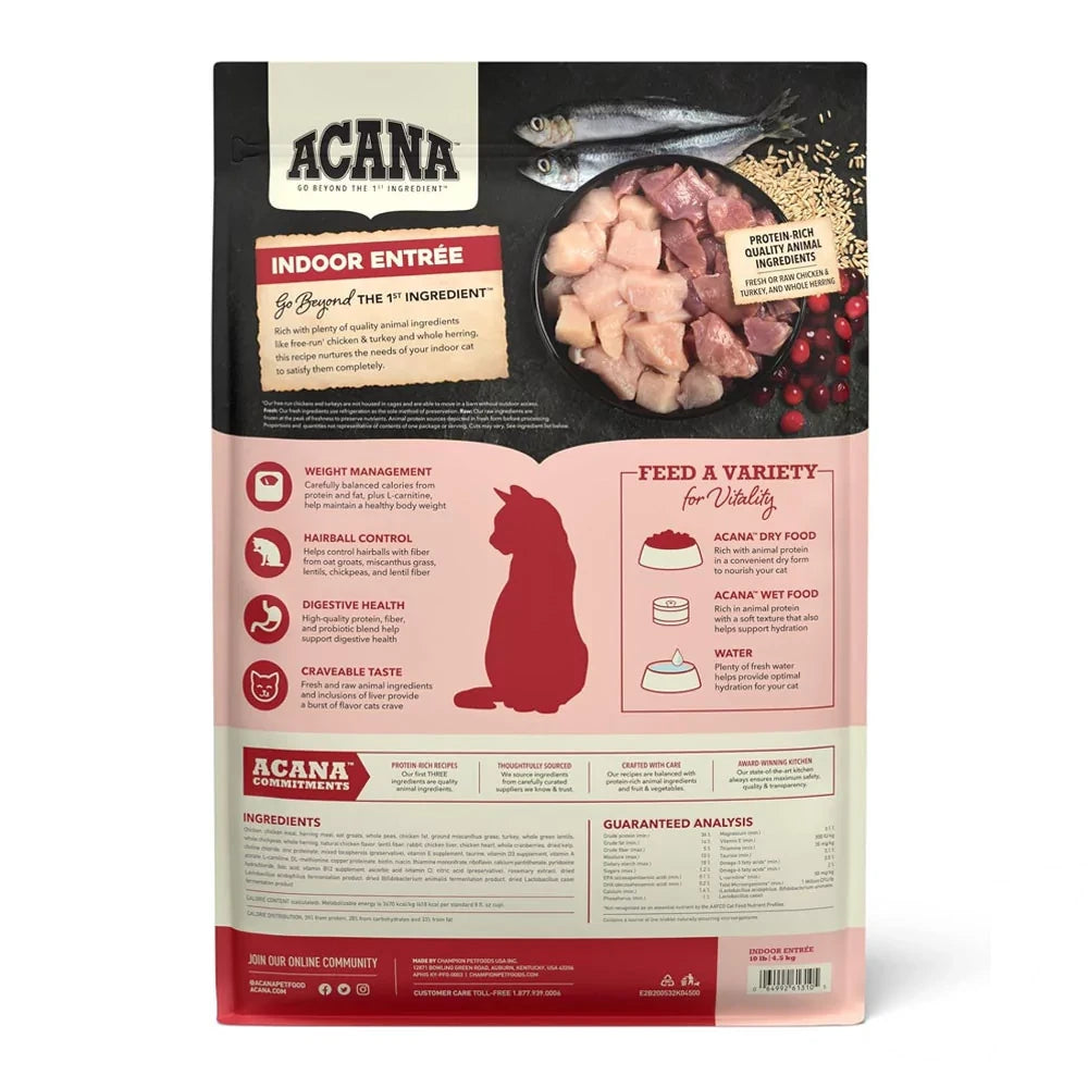 Acana Cat Indoor Entrée - Pollo y pavo