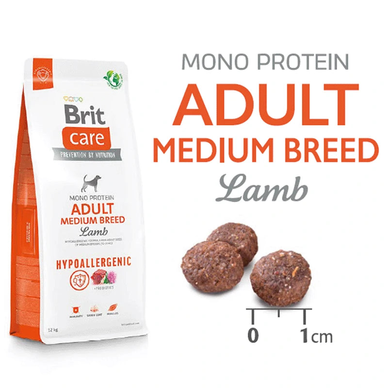 Brit Care Dog Hypoallergenic Adult Medium Breed Lamb