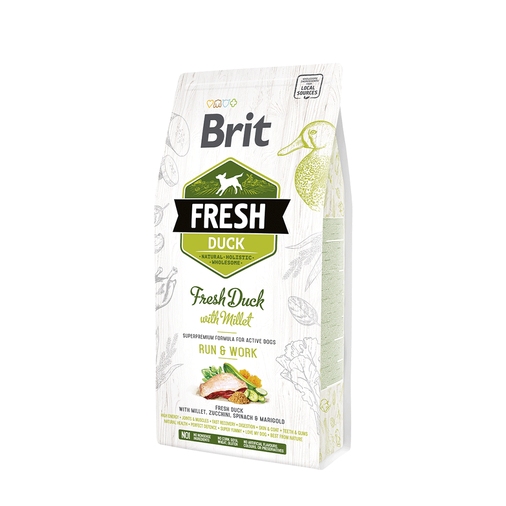 Brit Fresh Duck with Millet Adult Run & Work