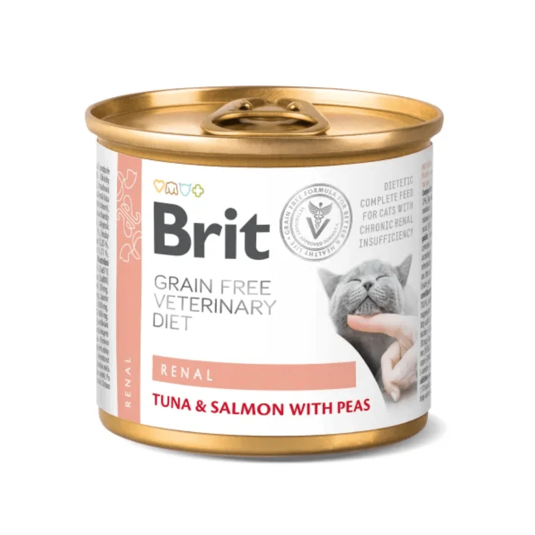 Brit Veterinary Diet Cat Grain-Free Renal Lata