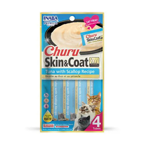 Churu Skin & Coat Tuna With Scallop Recipe