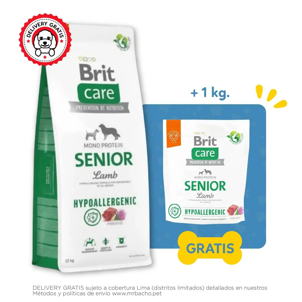 Brit Care Dog Hypoallergenic Senior Lamb