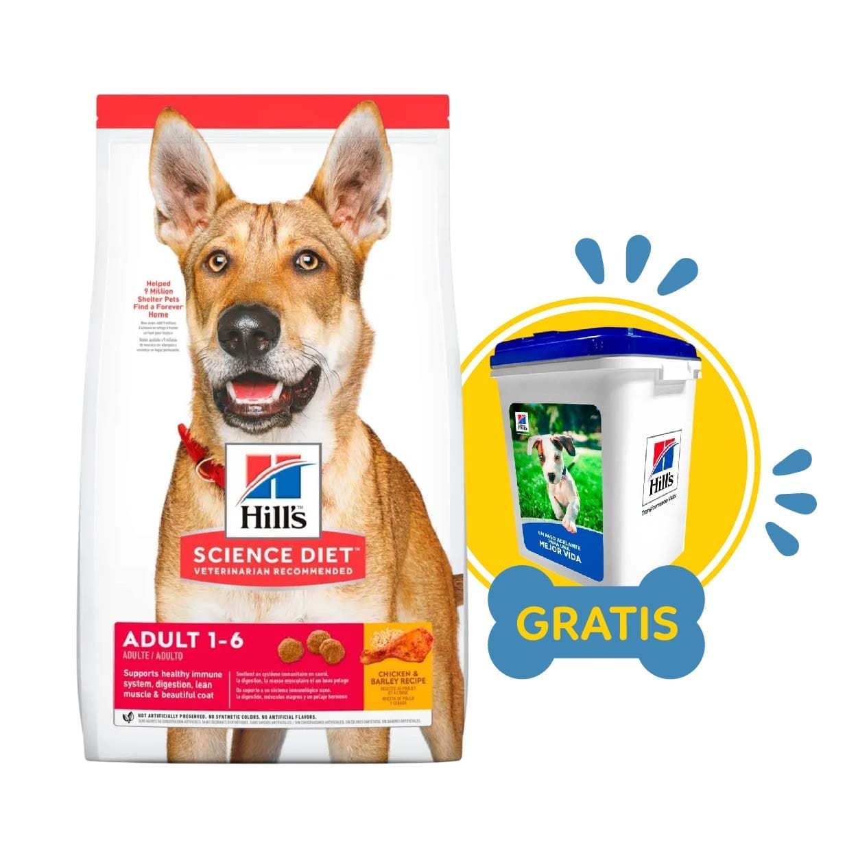 Hills SD Canine Adult 1-6 Chicken & Barley Recipe